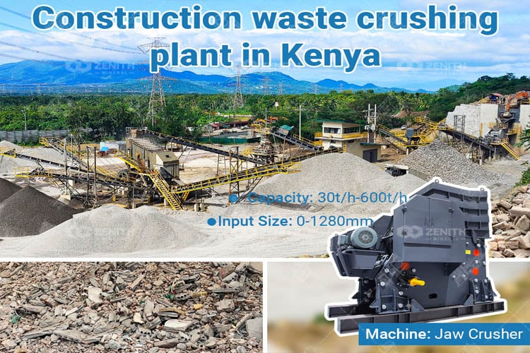 Construction Waste Crushing Plant in Kenya