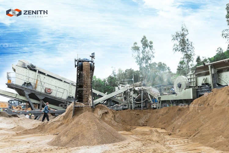 portable crushing plant