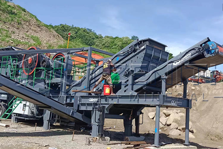 Granite Mobile Crushing Plant in Malaysia