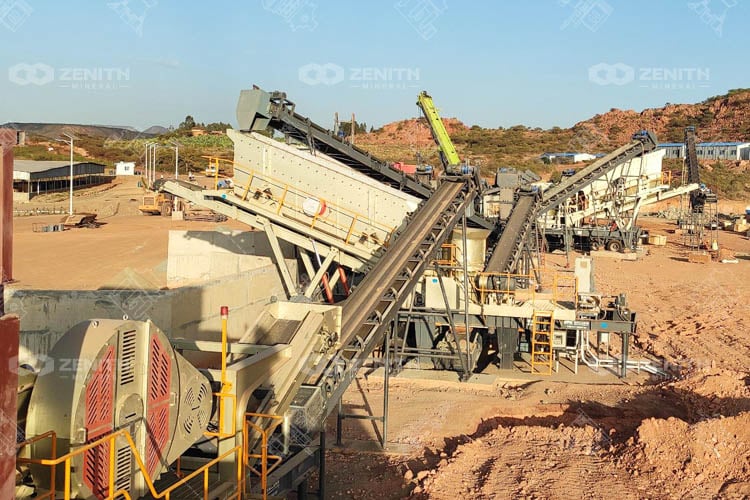 Metal Ore Portable Crusher Plant