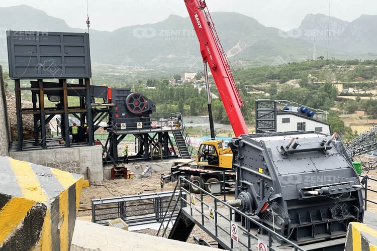 Aggregates impact crusher