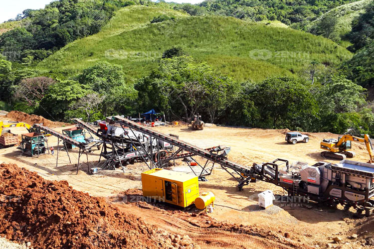 Mexico 1200-1400TPH Magnetite Crushing Line