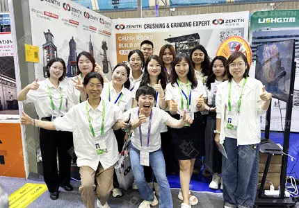 Zenith Crusher at Canton Fair, meeting global clients