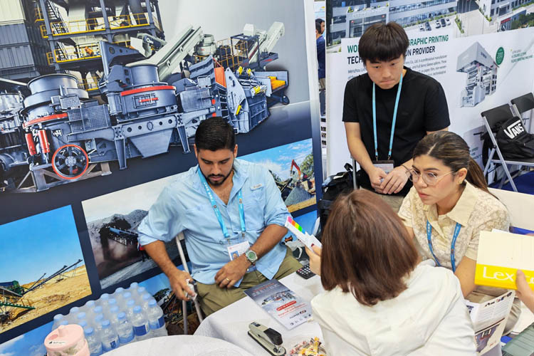 Zenith sales team in discussion with mining operators