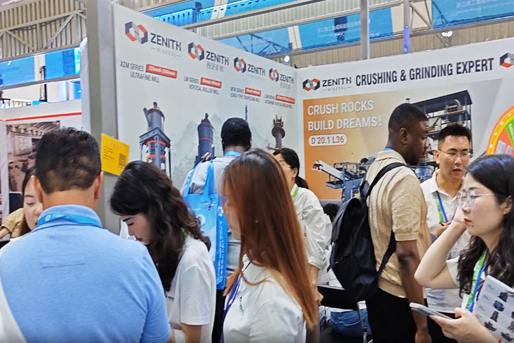 The ZENITH booth draws a steady crowd of international visitors