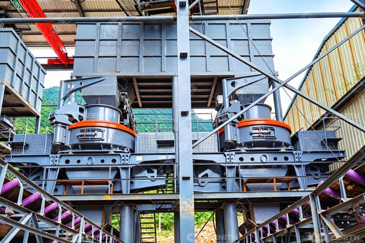 river stone sand making machine
