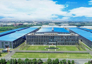 Aerial view of ZENITH's modern machinery manufacturing plant and industrial production base