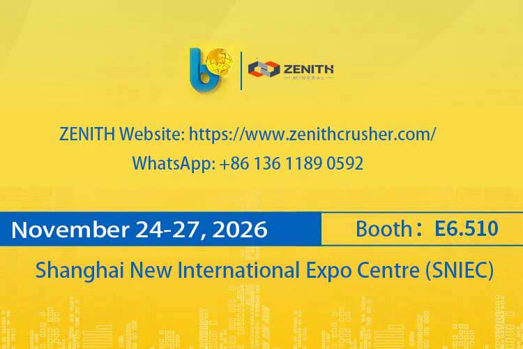 ZENITH to Exhibit at bauma CHINA 2026: November 24–27, Booth E6.510, SNIEC — Join Us in Shanghai