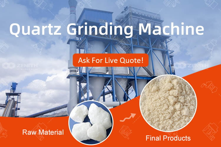 Quartz Grinding Processing Machine